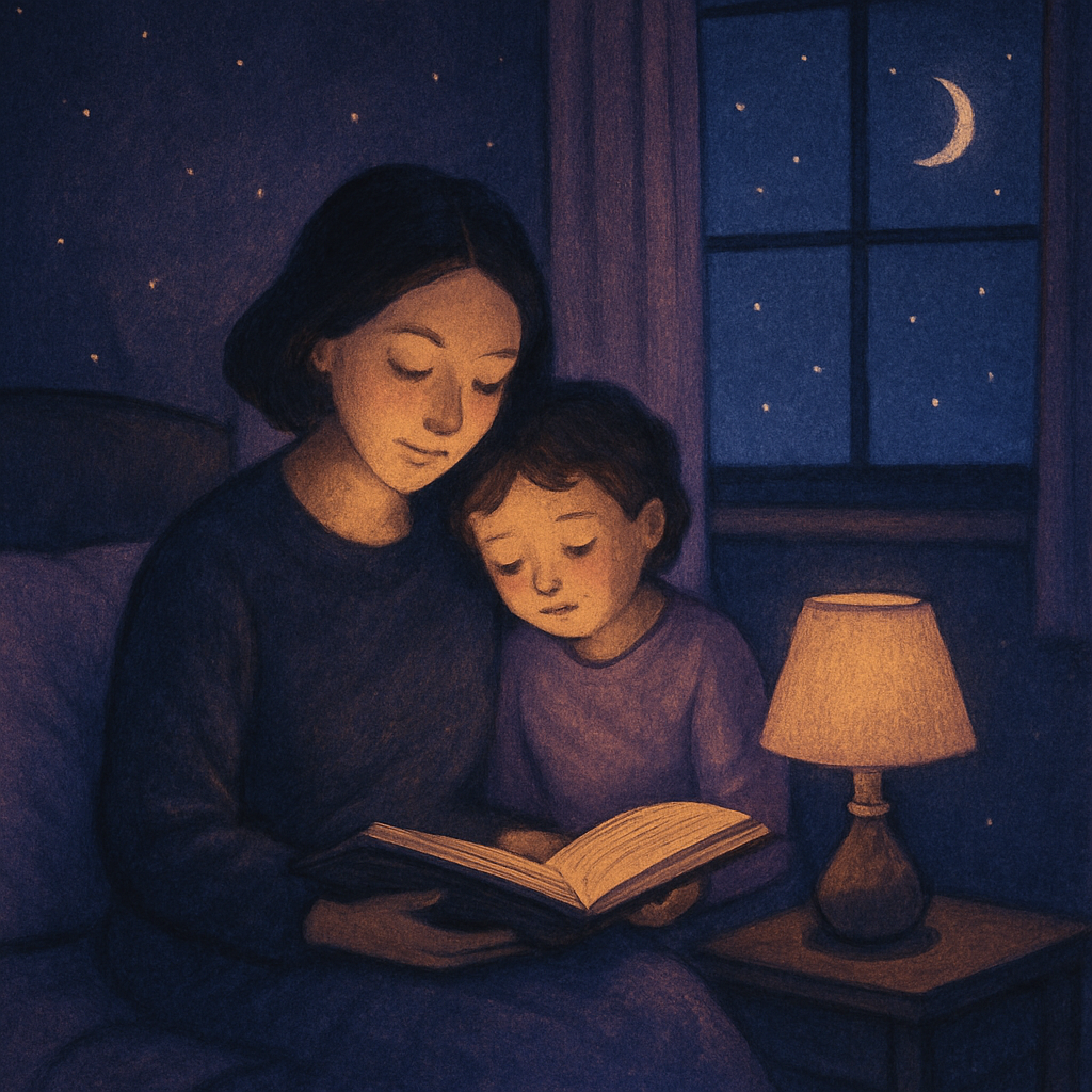 Starlight Storytime Where Small Fingers Find Brave Dreams diamond painting