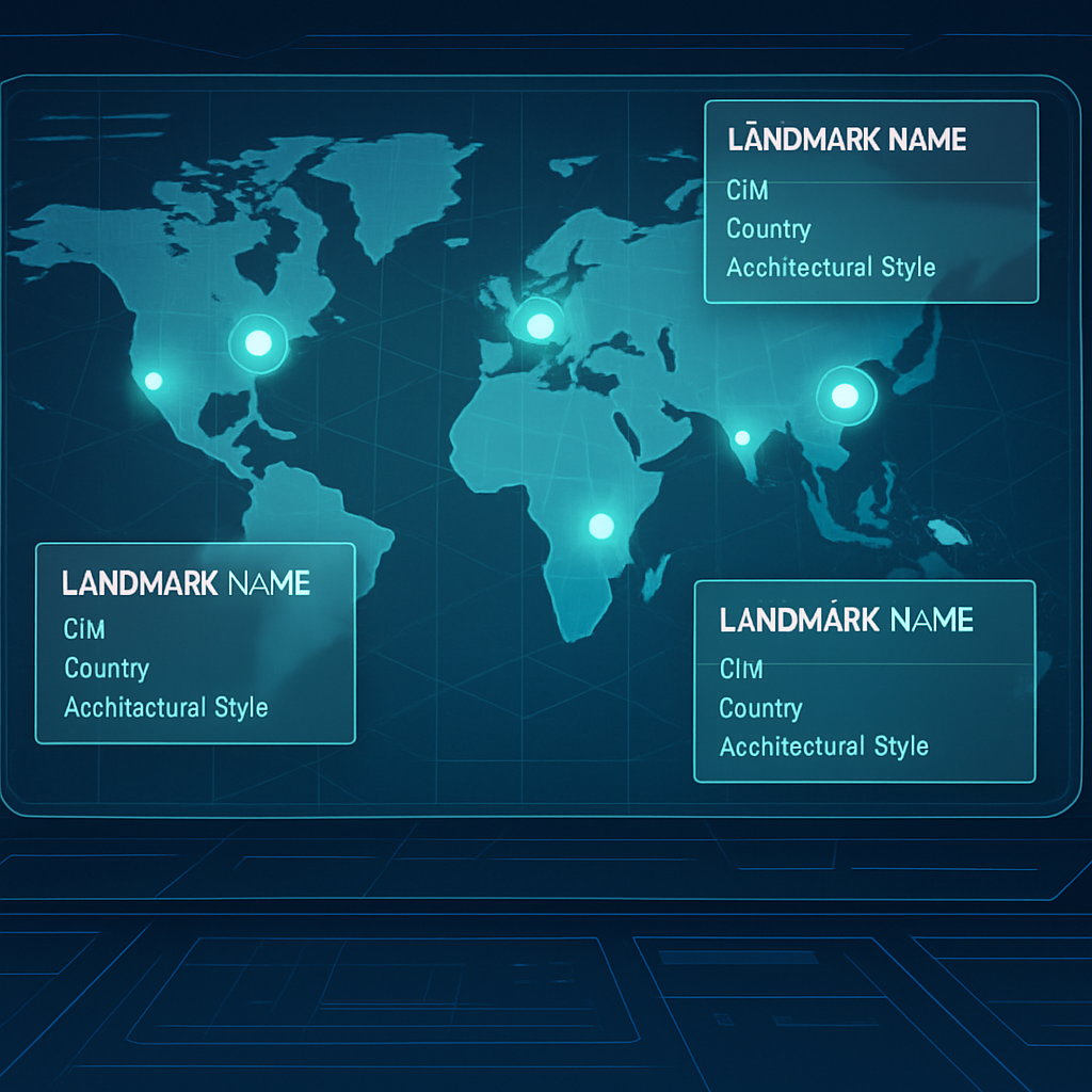 City Blueprint Interface DIY paint by diamonds