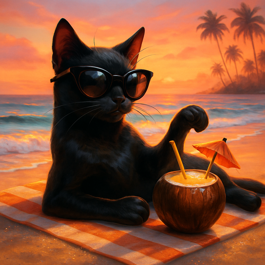 Mango Mocktail Sunset Lounger DIY paint by diamonds