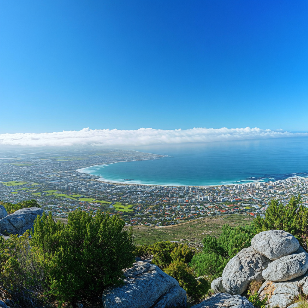 Table Mountain Cableway Viewpoint Paint by diamonds kits