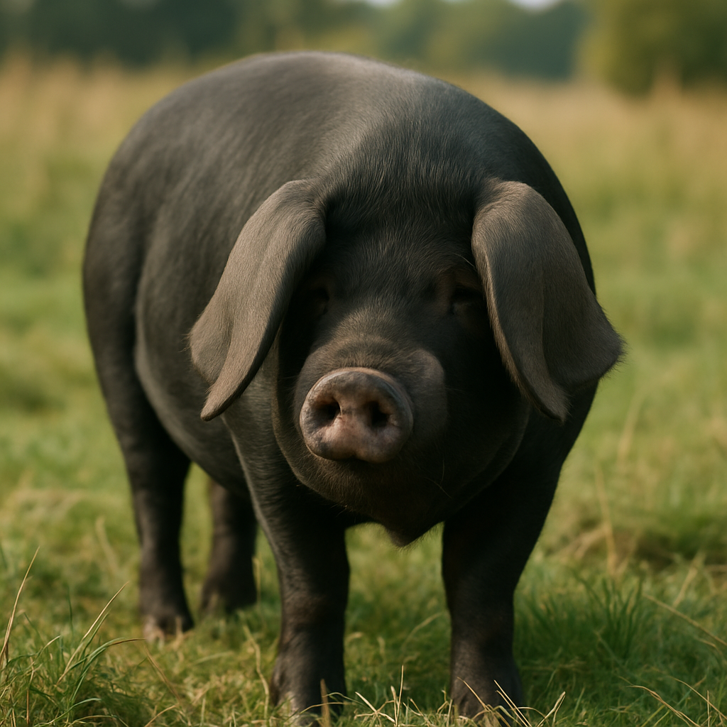 Large Black Pig - United Kingdom paint by diamond