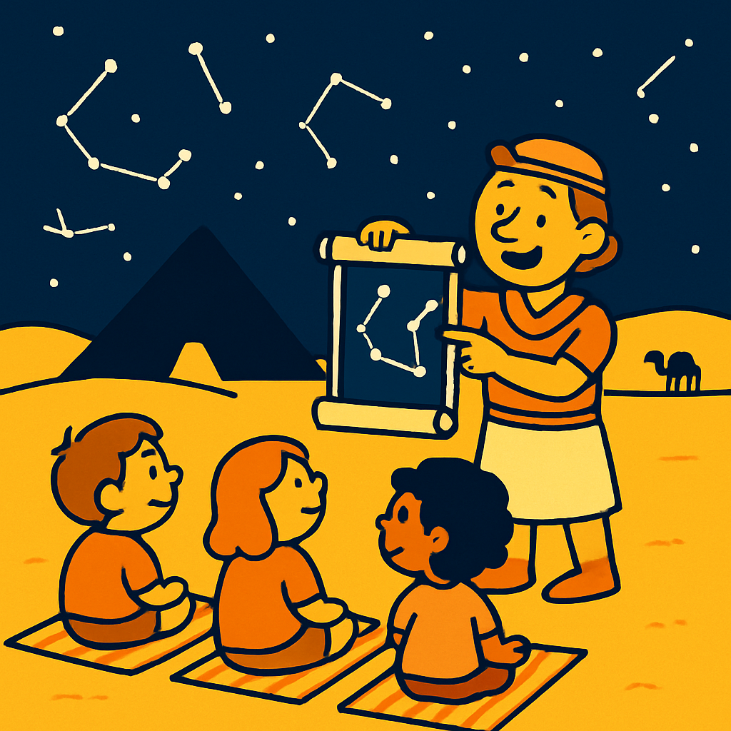 Ancient Egypt Star Map Night Class painting diamond kit