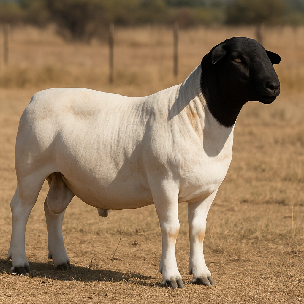 Dorper Sheep - South Africa Paint by diamonds kits