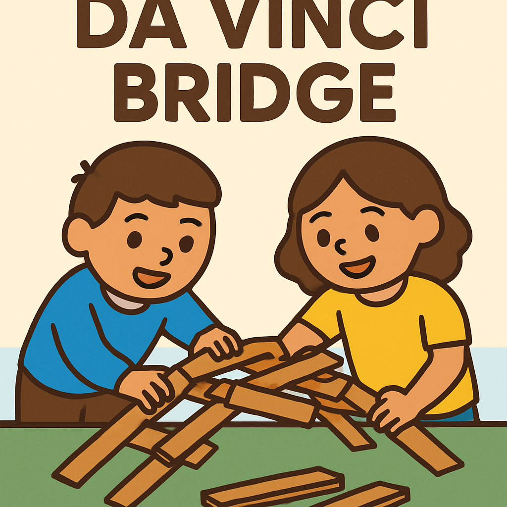 Build A Bridge Like Da Vinci paint by color