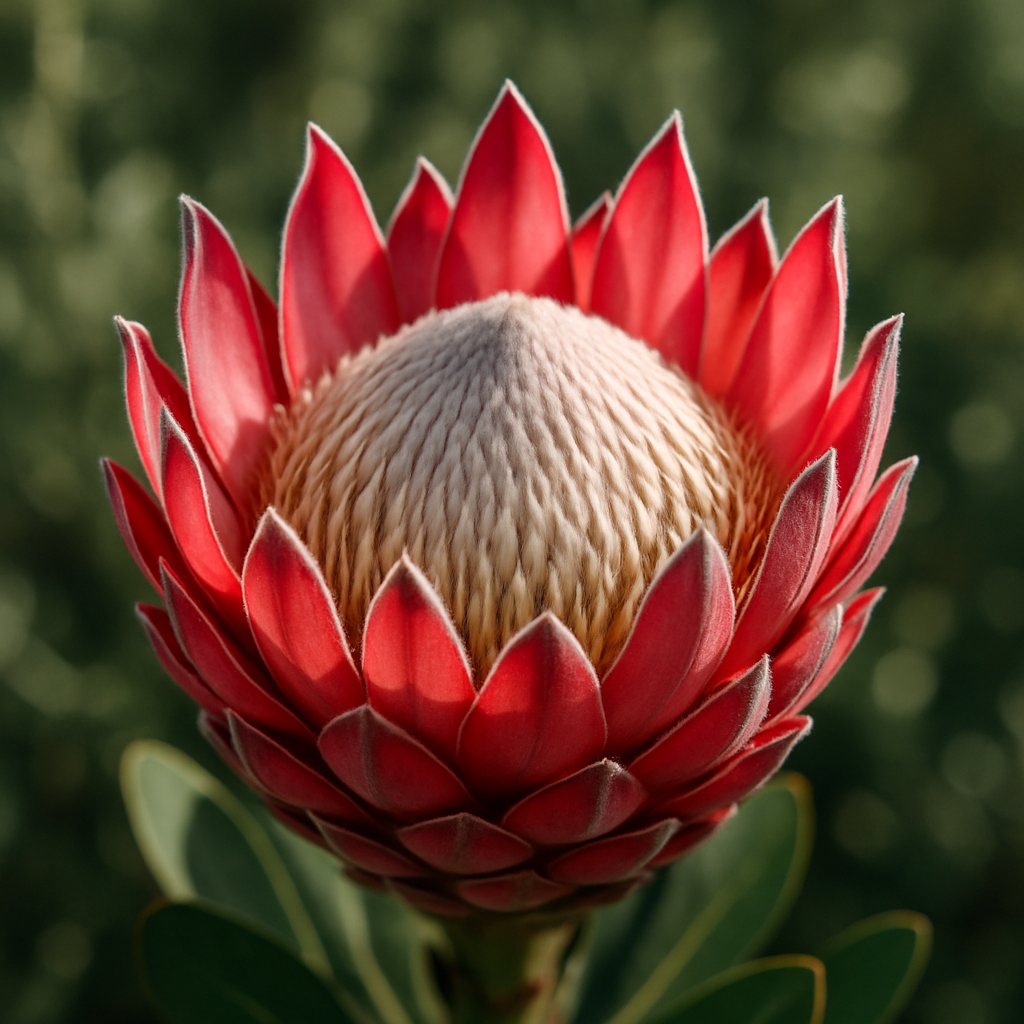 Protea Cynaroides King Protea Close Up Painting by diamonds kit