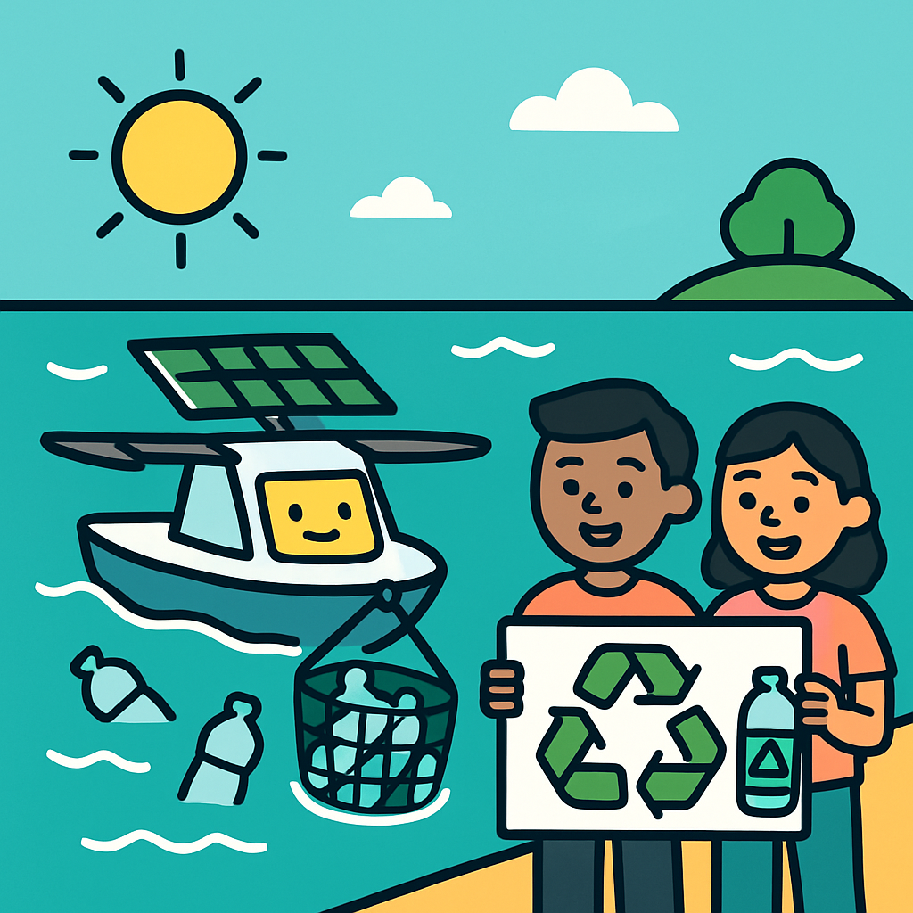 Ocean Cleanup Drone Patrol painting diamond kit