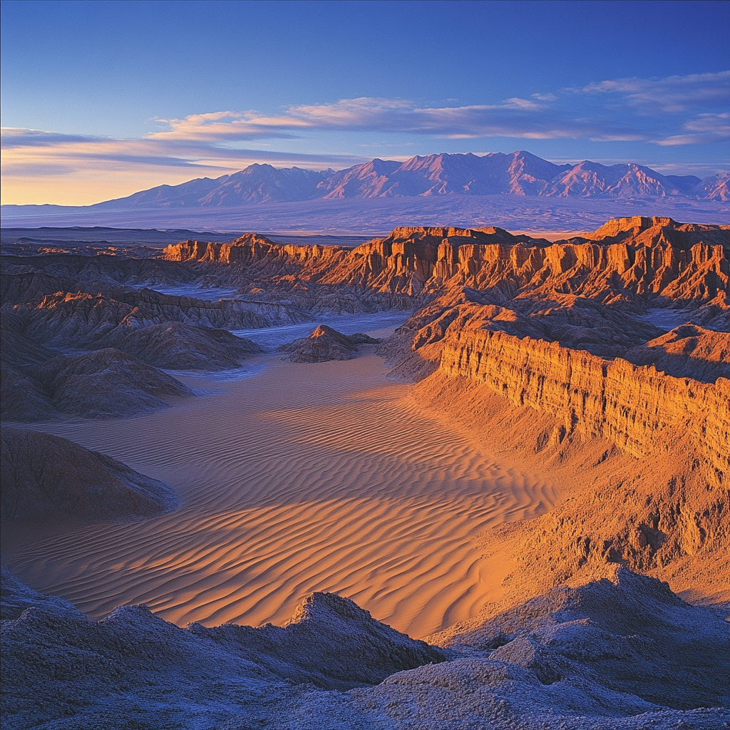 Atacama Desert Valle De La Luna paint by diamonds