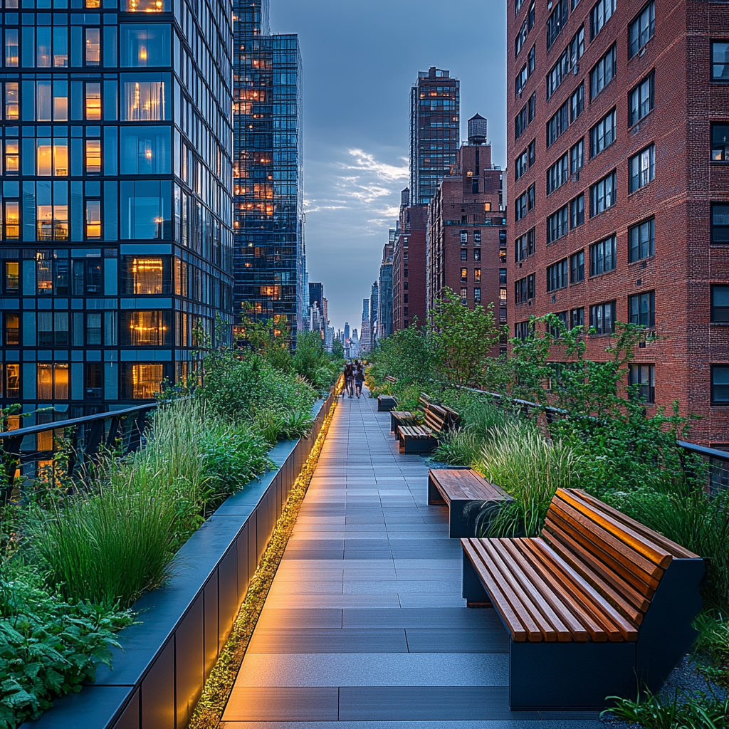 The High Line DIY paint by diamonds
