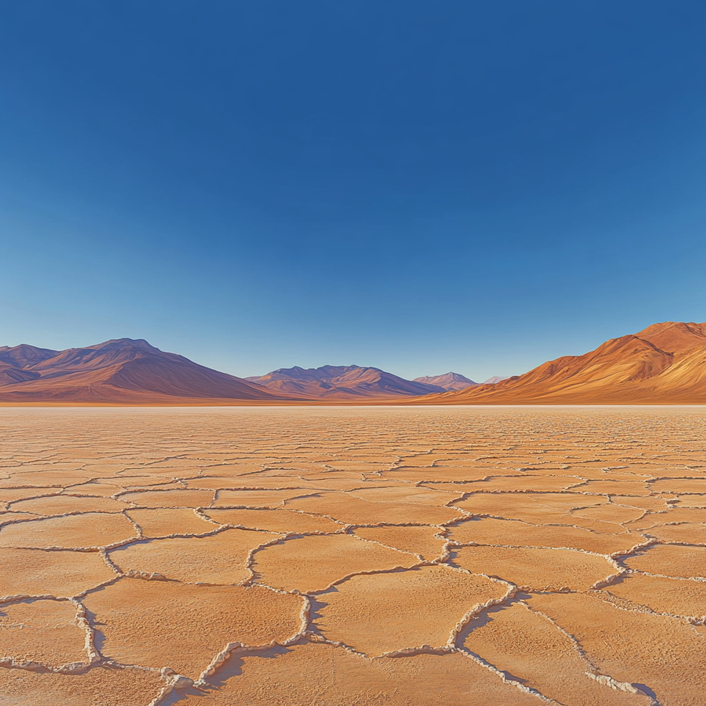 Atacama Desert Valleys And Salt Flats paint by diamonds
