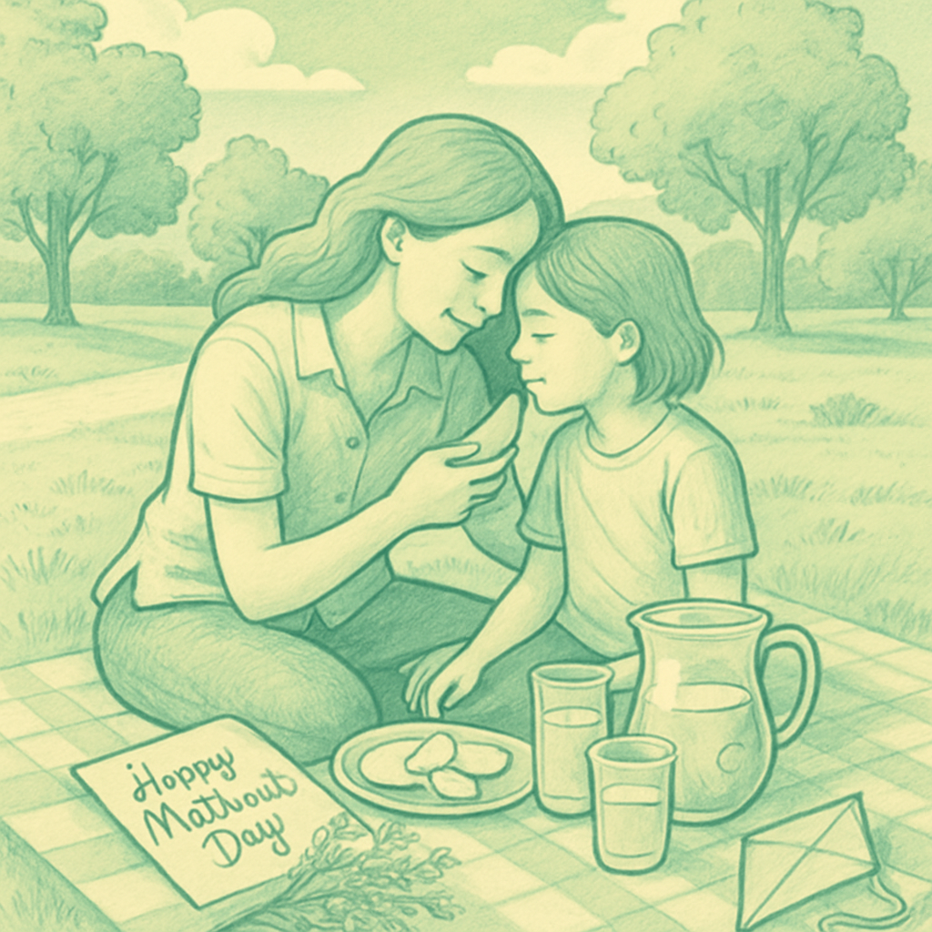 Picnic Of Promises Beneath The Gentle Spring Sky paint by diamond