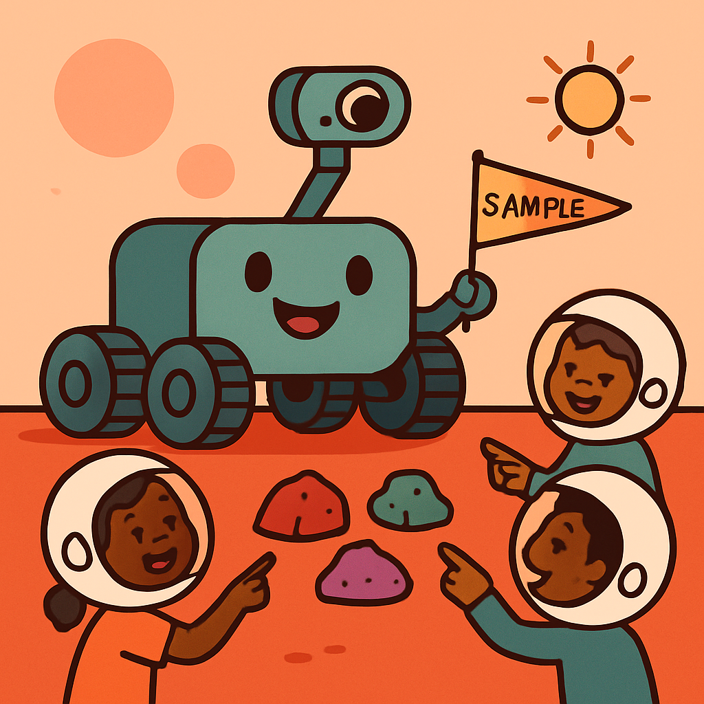 Mars Rover Science Camp diamond painting