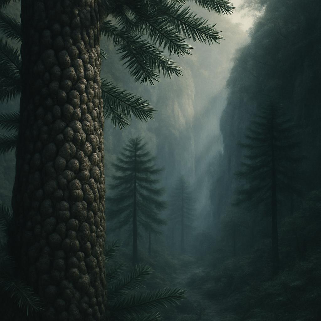 Wollemi Pine Wollemia Nobilis Blue Mountains Australia painting diamond kit