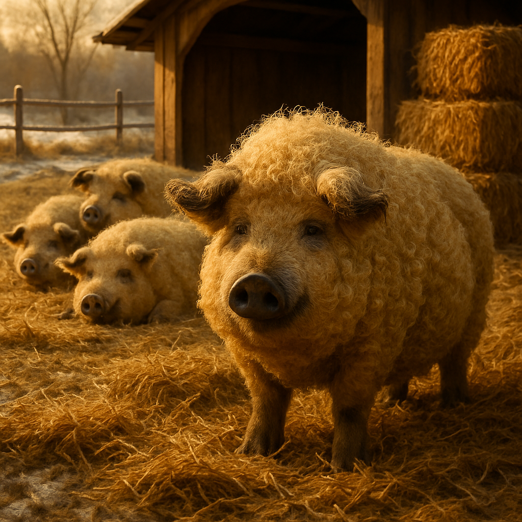 Mangalitsa Pig Hungary Paint by diamonds kits