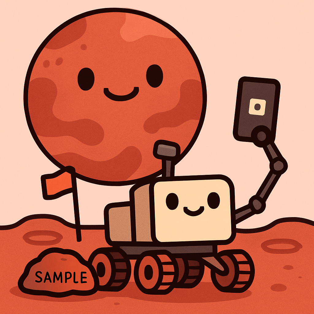 Mars Rover Science Selfie Day Paint by diamonds kits