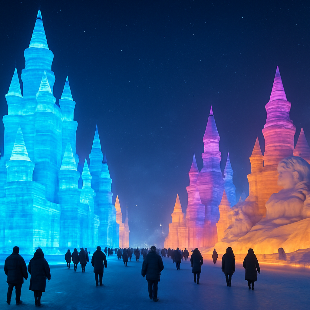 Harbin International Ice And Snow Sculpture Festival Harbin diamond painting