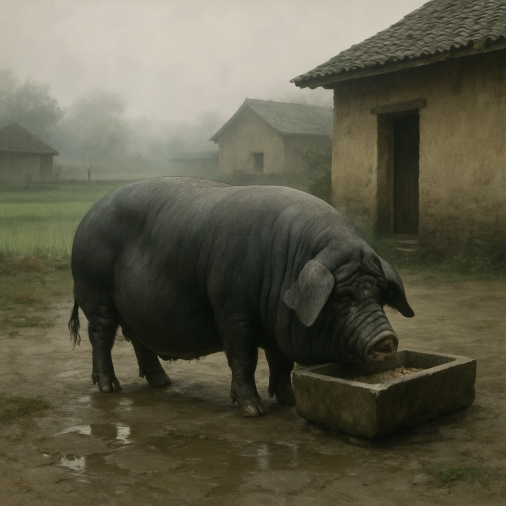 Taihu Pig diamond painting