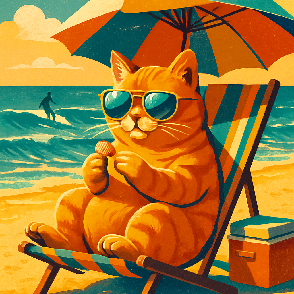 Sun Umbrella Surf Watcher Paint by diamonds art