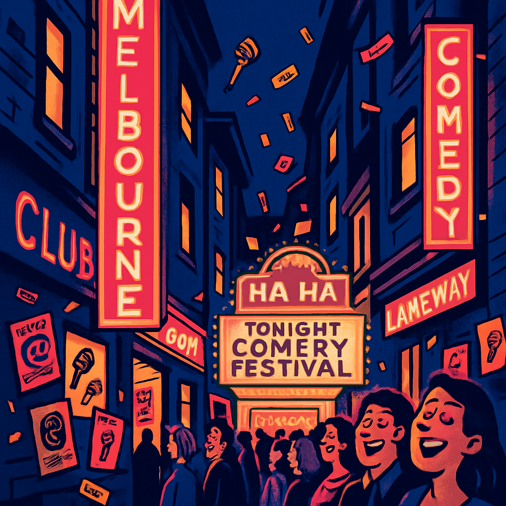 Melbourne International Comedy Festival Melbourne paint by color