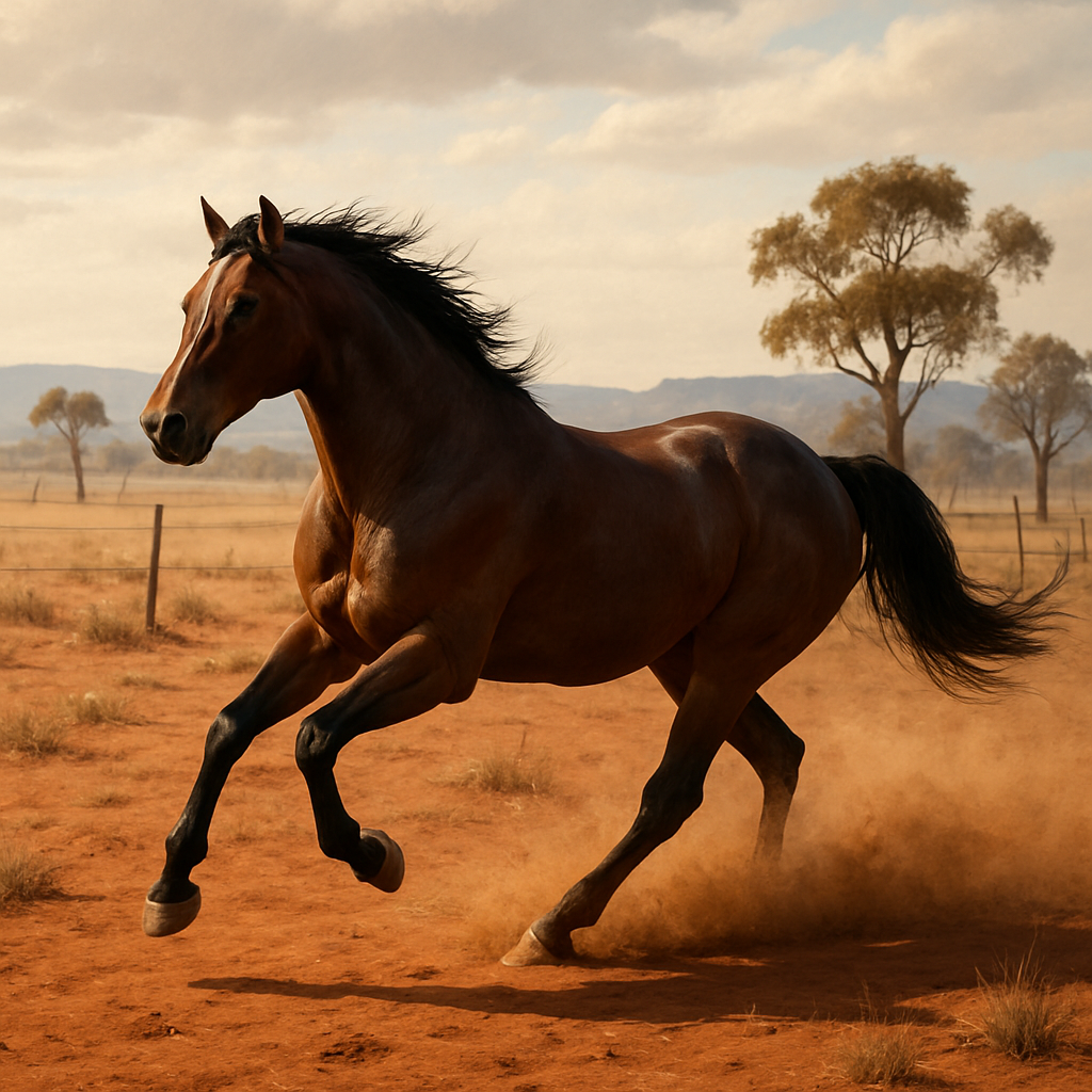Australian Stock Horse paint by diamond