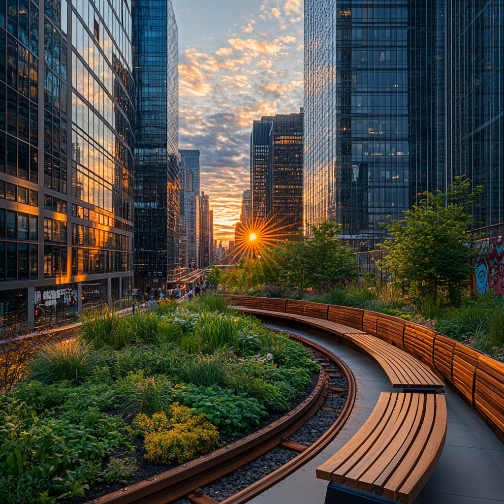 The High Line New York City DIY paint by diamonds
