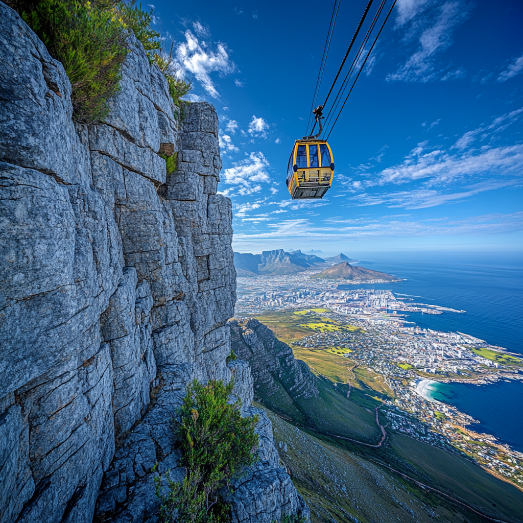 Table Mountain Aerial Cableway And Summit diamonded painting kits