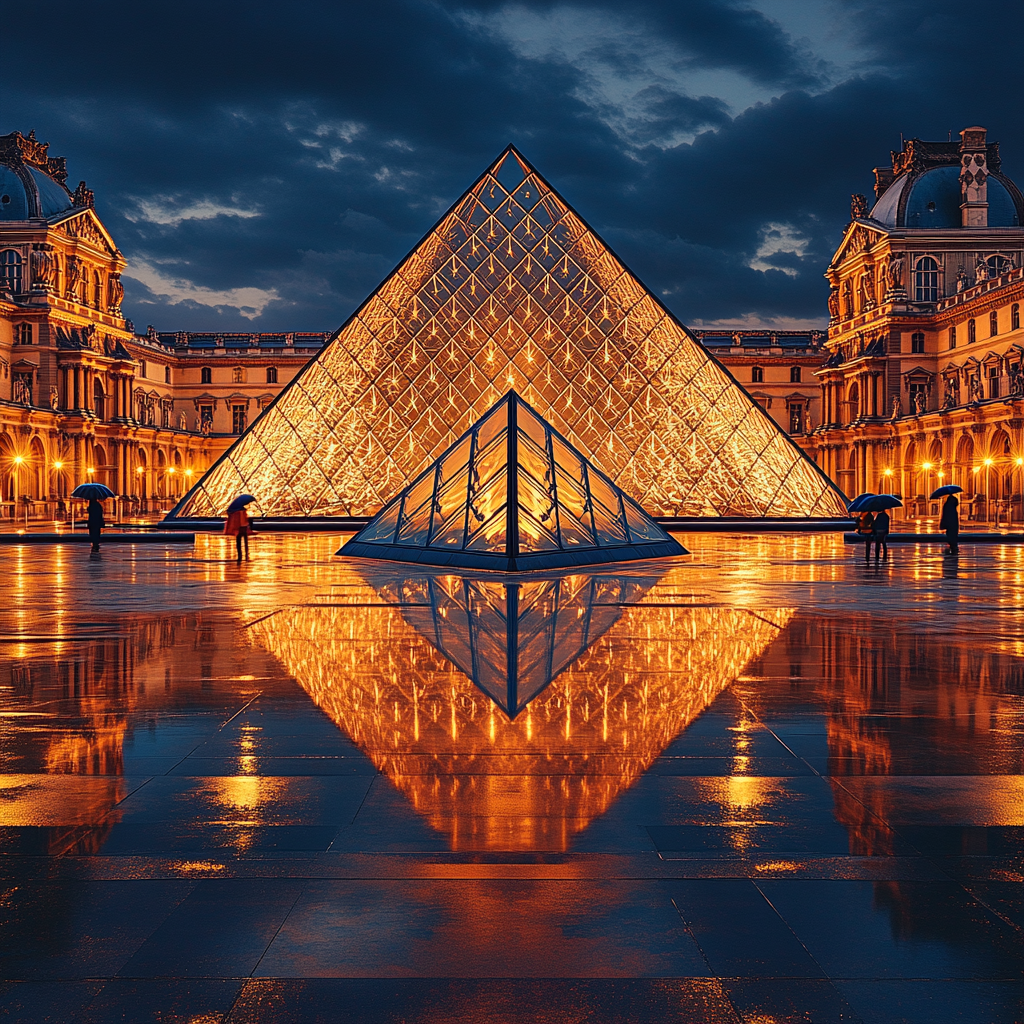 Louvre Museum Paris France Paint by diamonds kits