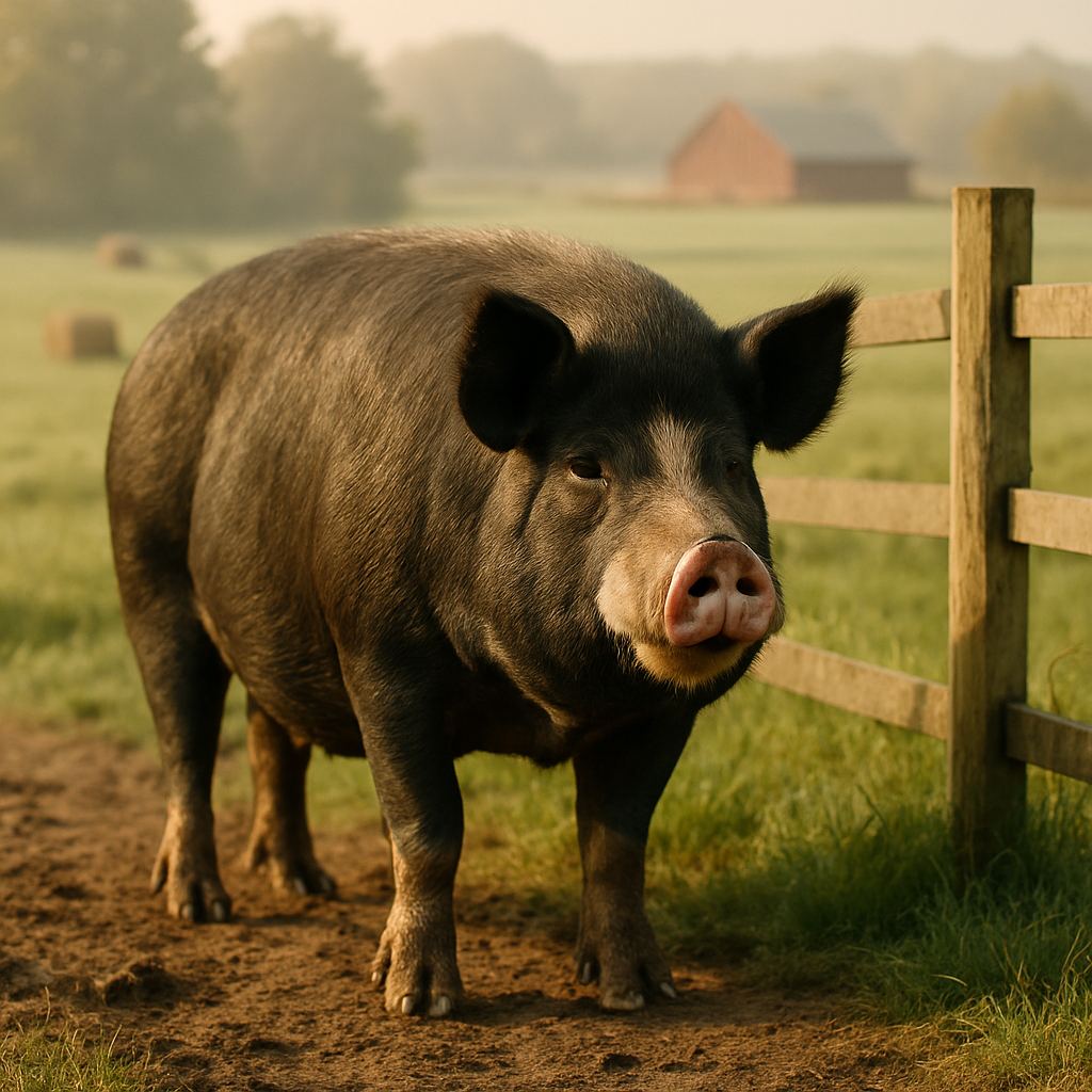 Berkshire Pig diamond painting