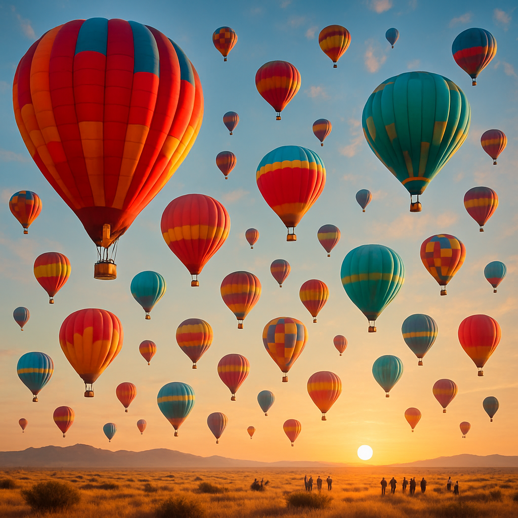 Albuquerque International Balloon Fiesta painting diamond kit