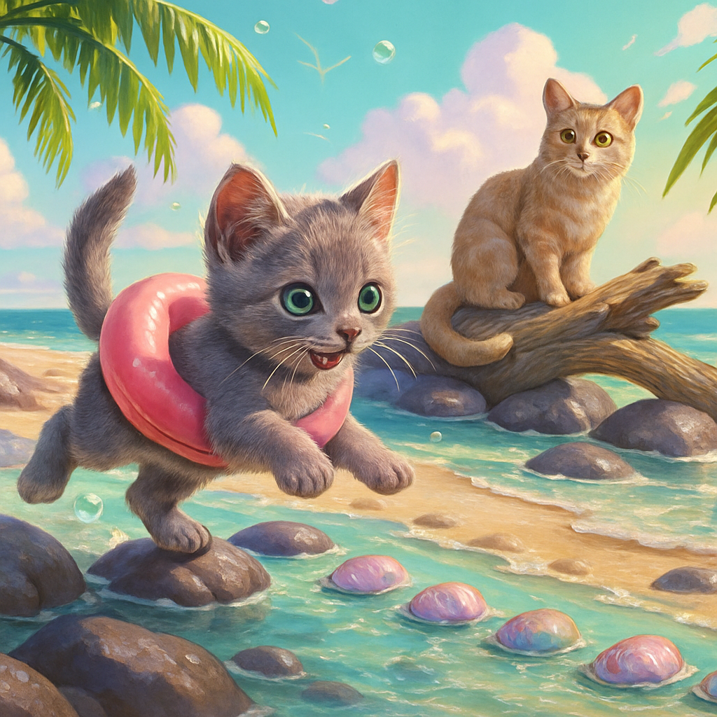 Coral Tidepool Treasure Chase Painting by diamonds kit