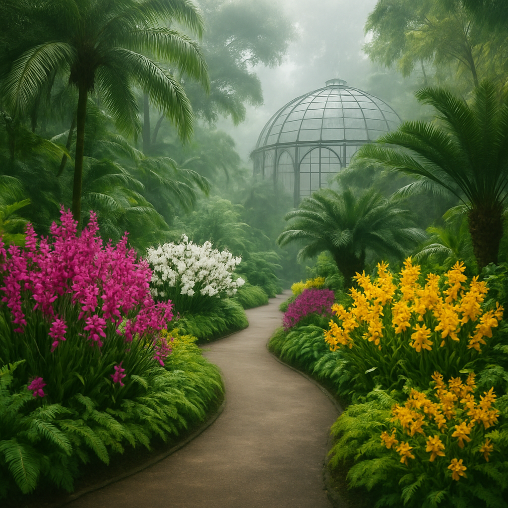 Singapore Botanic Gardens painting diamond kit