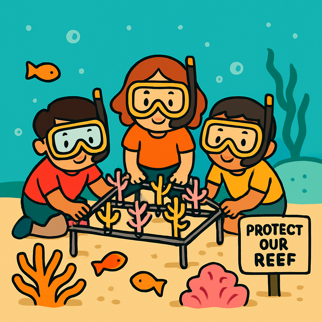 Great Barrier Reef Rescue Squad painting diamond kit