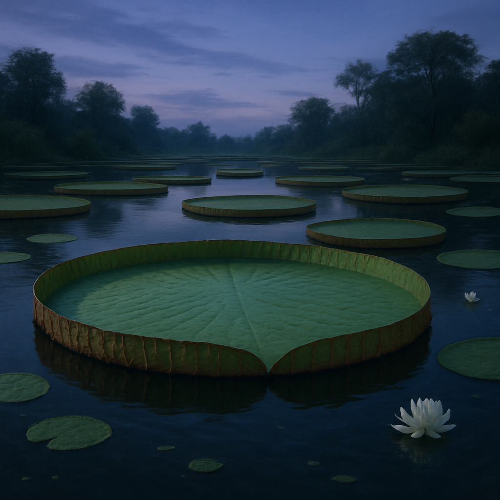 Giant Water Lily Victoria Amazonica diamond painting