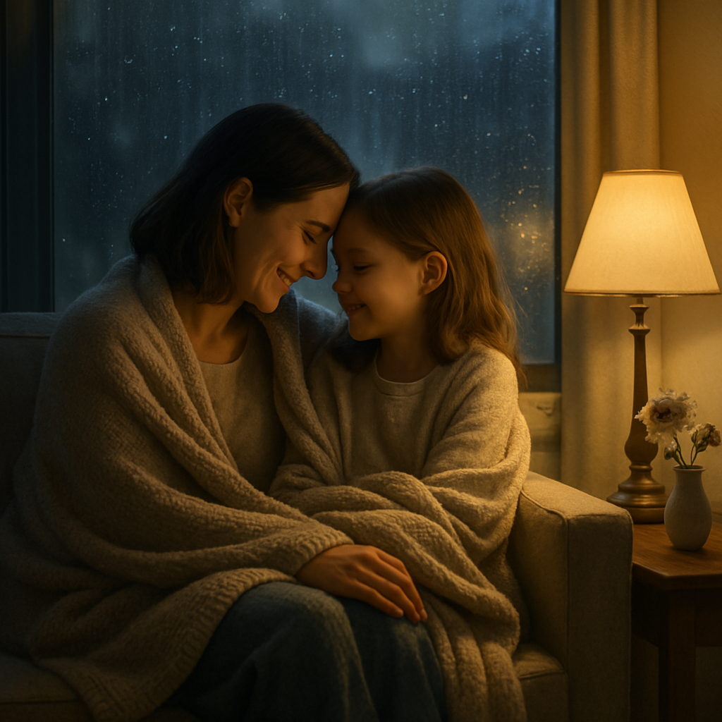 Rainy Window Lullaby The Warmth Behind The Storm Painting by diamonds kit