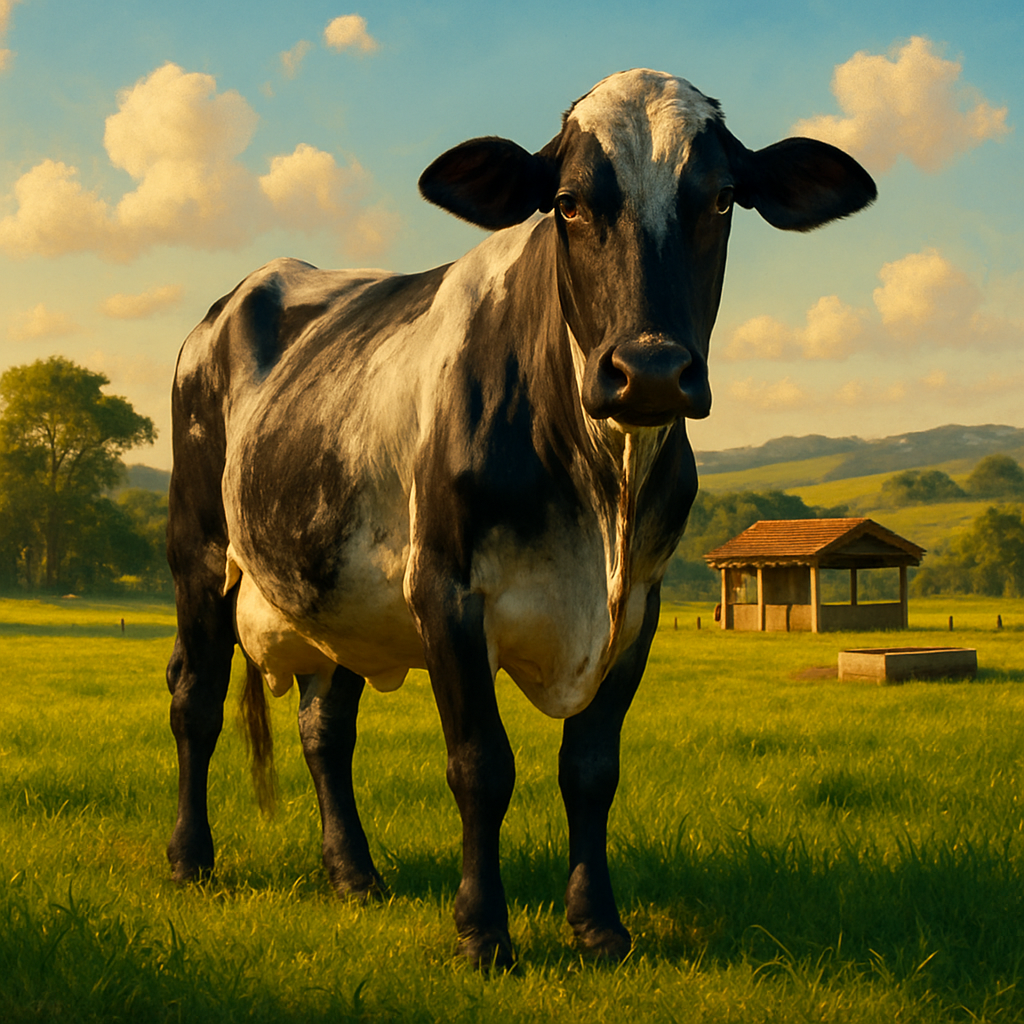 Girolando Cattle Brazil painting diamond kit