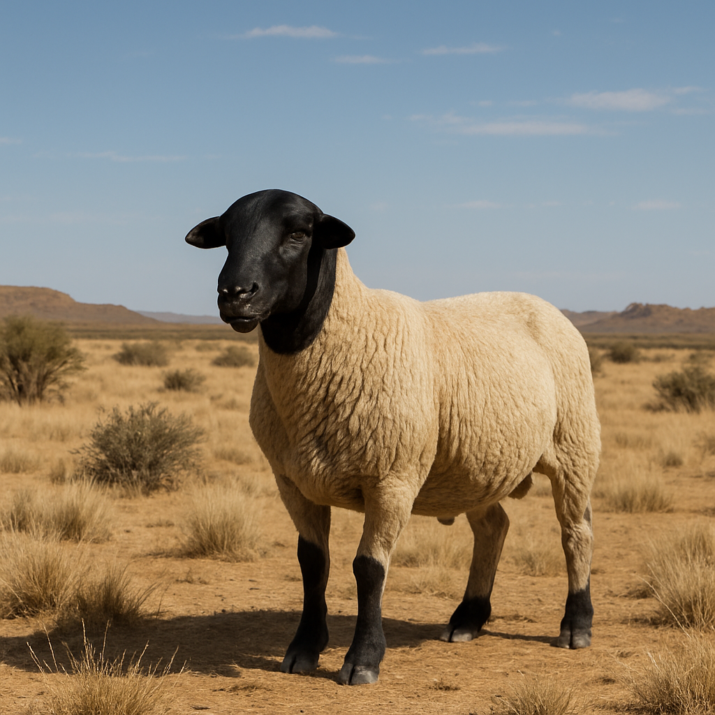 Dorper Sheep South Africa painting diamond kit