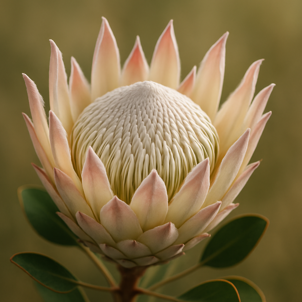 King Protea Protea Cynaroides South Africa Painting by diamonds kit