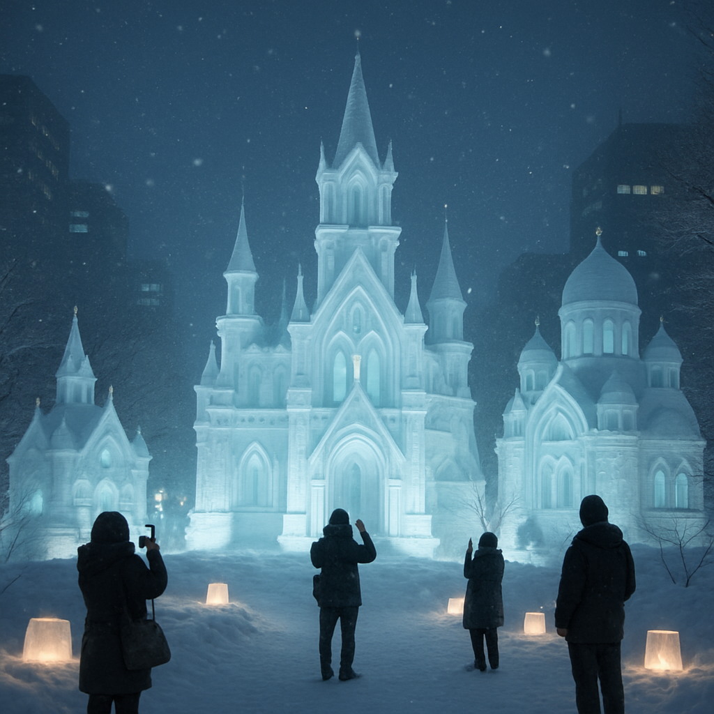 Sapporo Snow Festival Sapporo Japan paint by diamonds