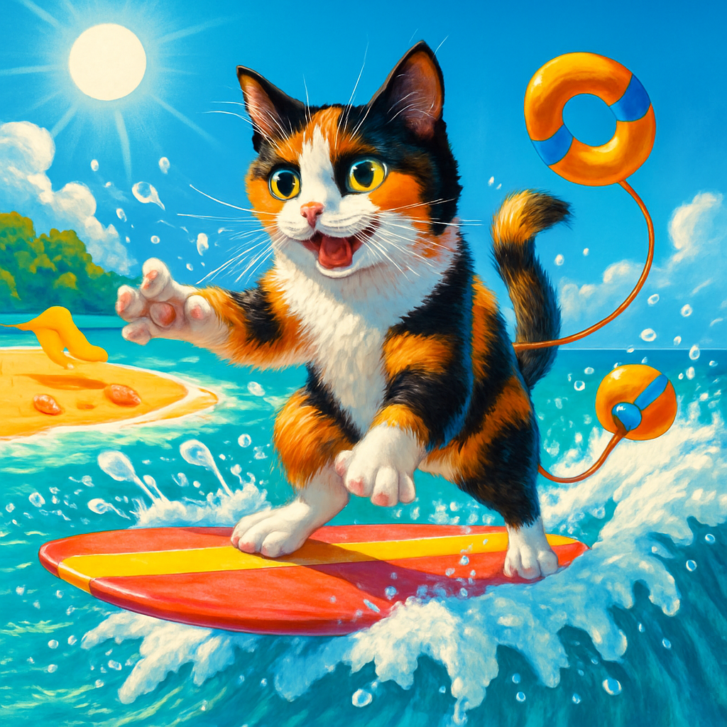 Surfboard Dash Through Sea Spray paint by color