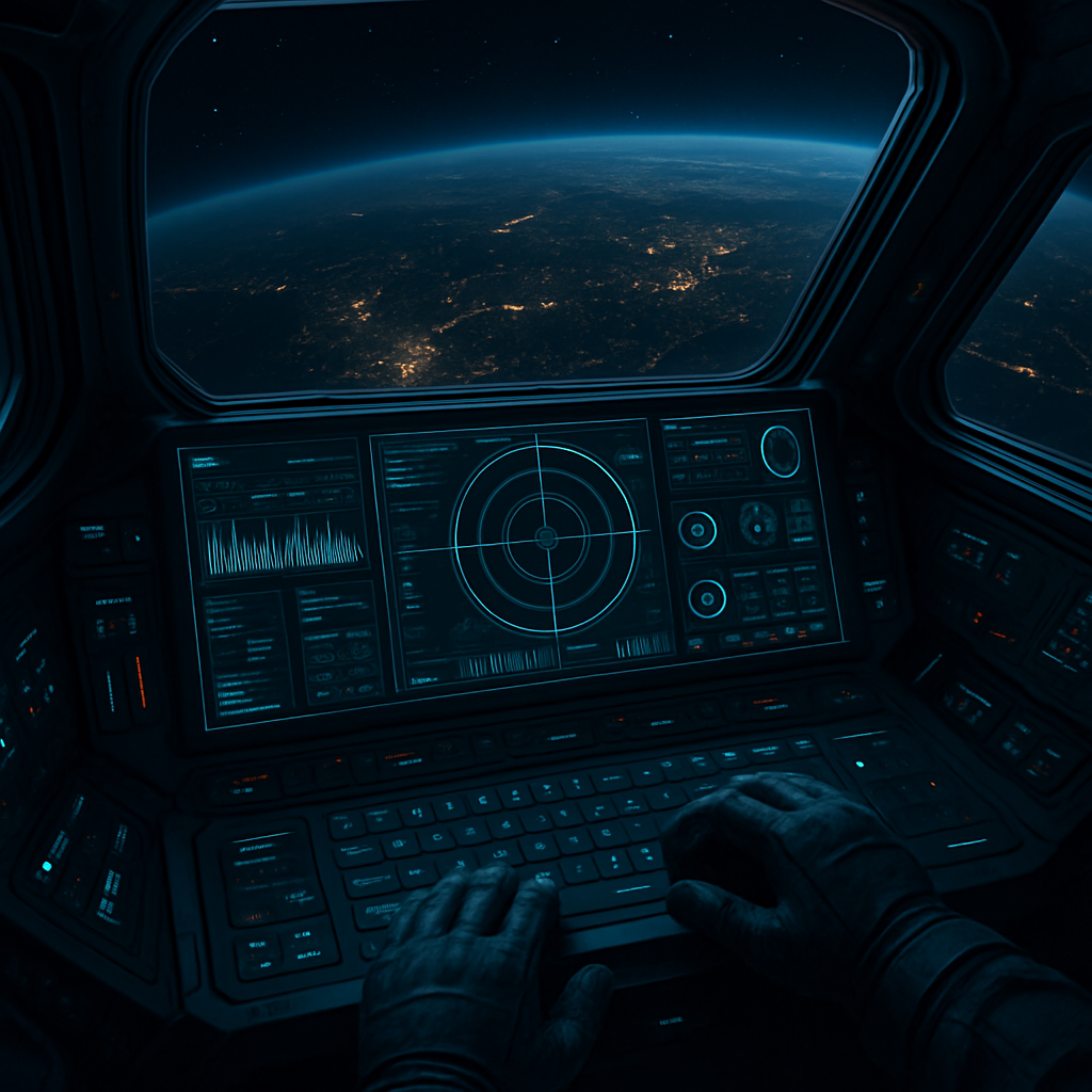 Command Prompt In Orbit Painting by diamonds kit