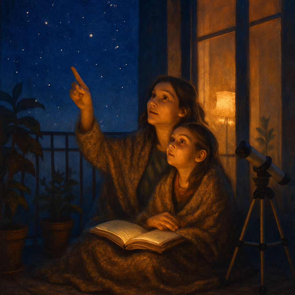 Starglow Storytime On The Balcony Of Gentle Guidance diamond painting