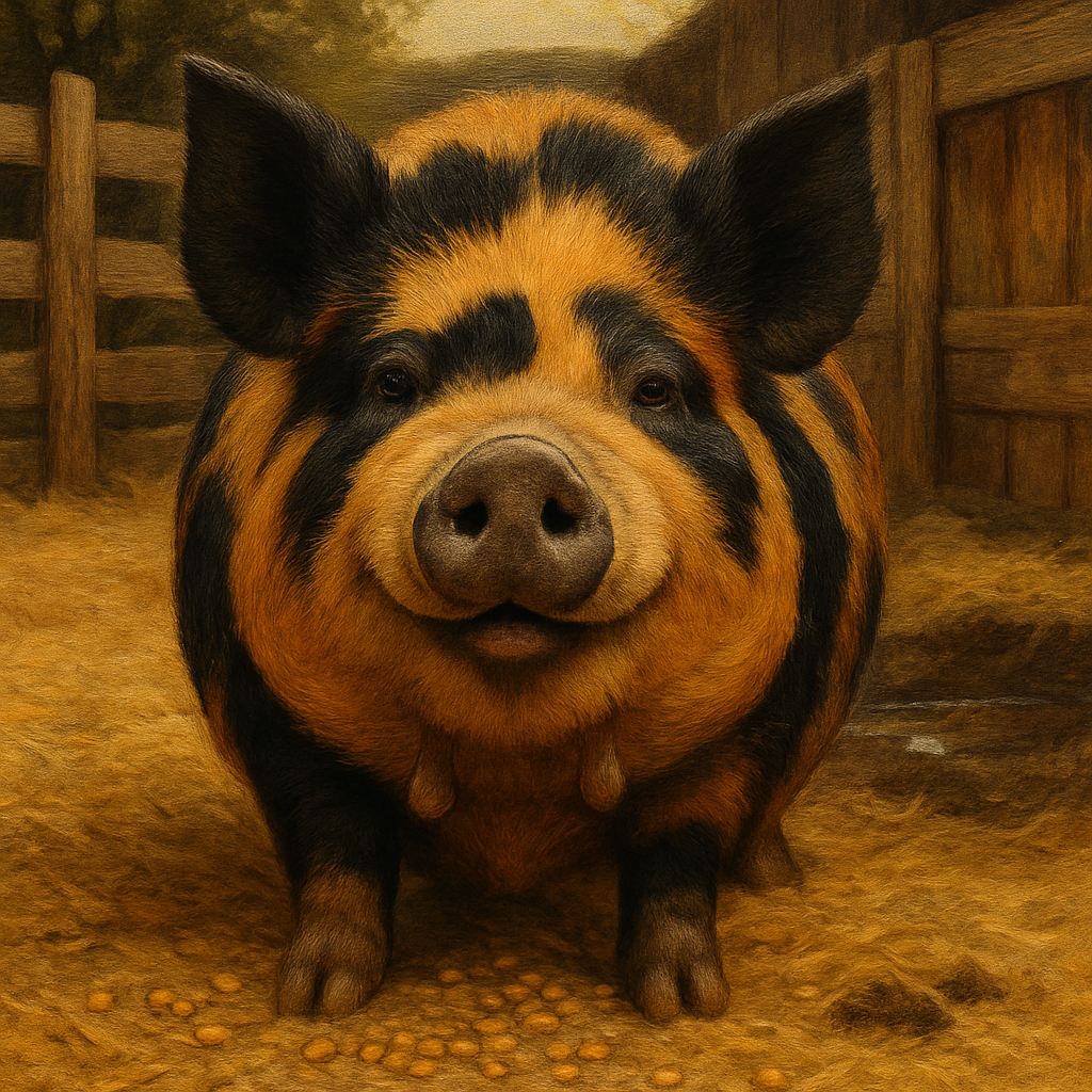 Kune Kune Pig New Zealand DIY paint by diamonds