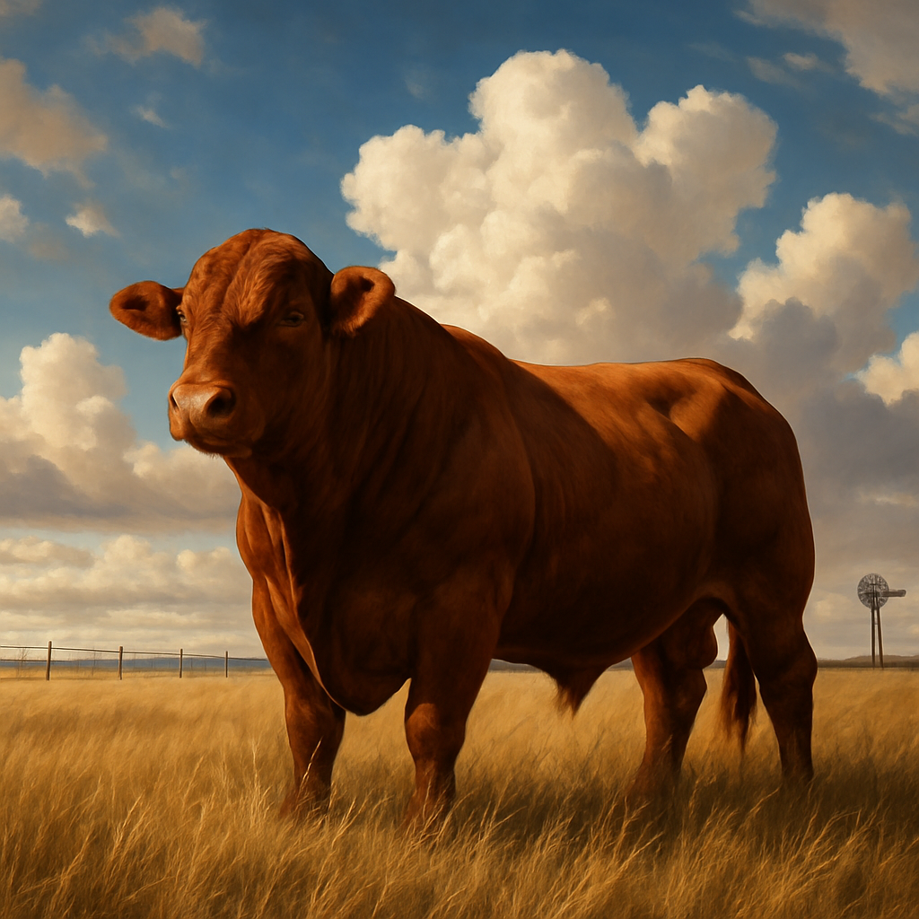 Beefmaster Cattle United States paint by diamond