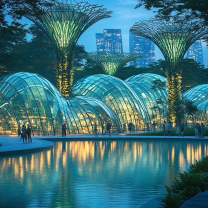 Gardens By The Bay Singapore paint by diamond