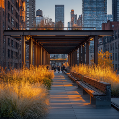 The High Line New York City United States paint by diamond