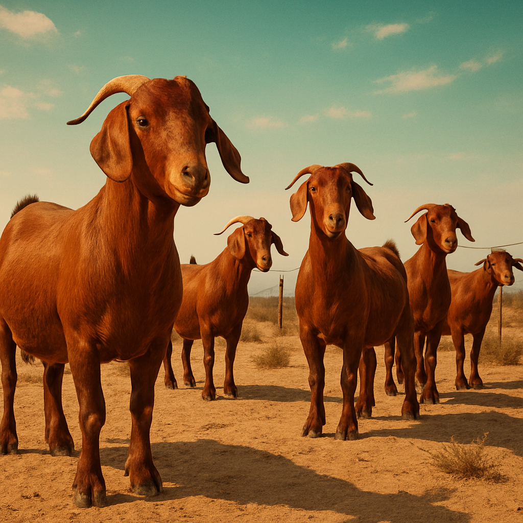 Kalahari Red Goat South Africa paint by diamond