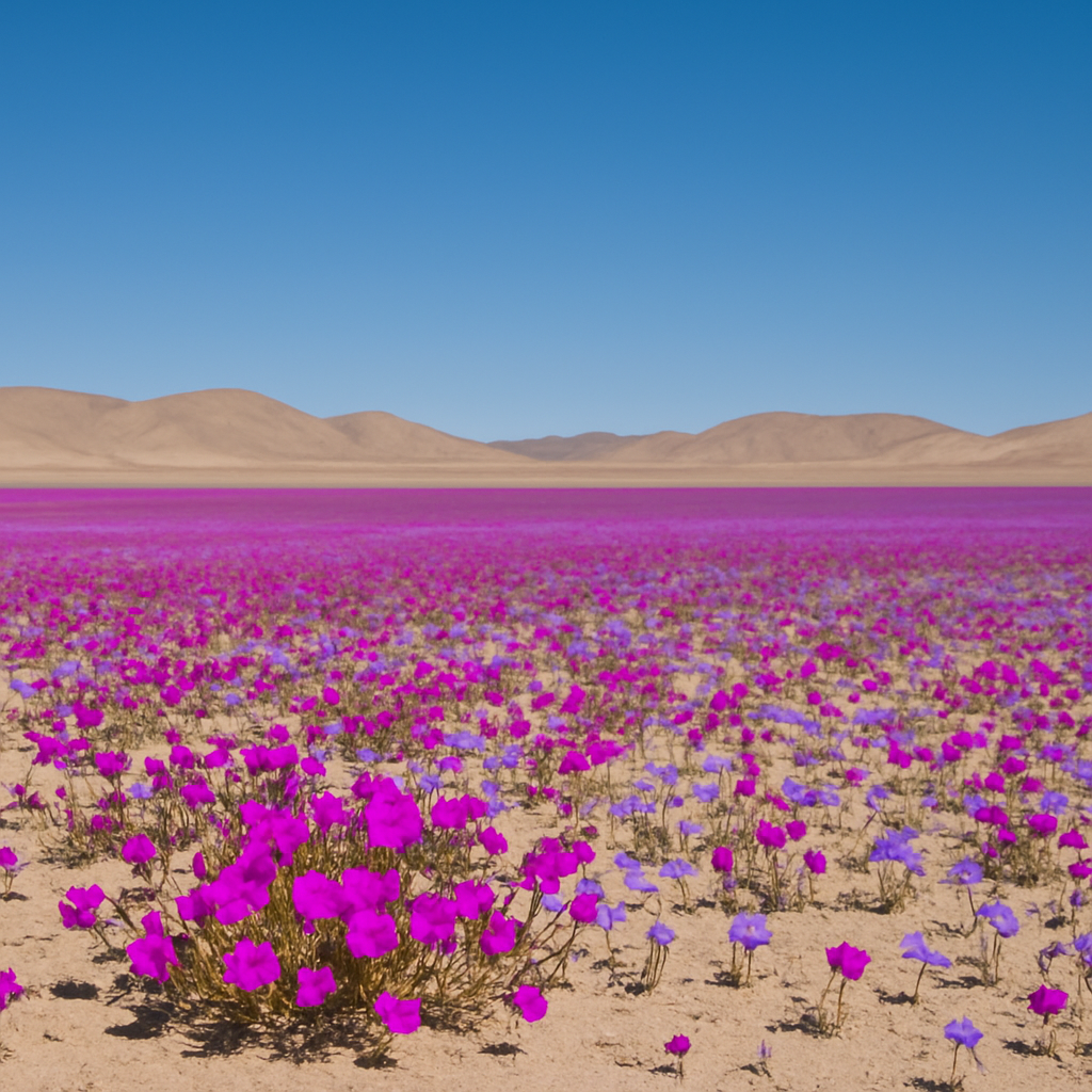 Atacama Desert Bloom Cistanthe Longiscapa DIY paint by diamonds