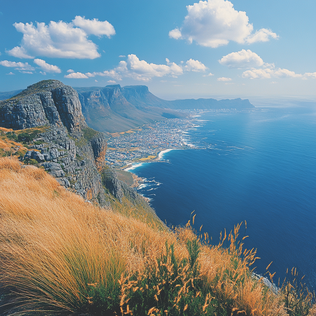 Table Mountain National Park Painting by diamonds kit