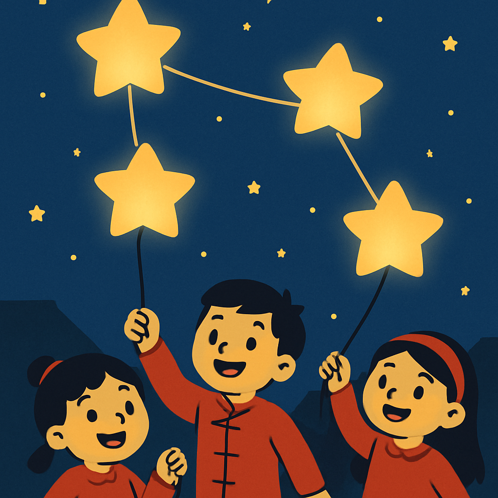 Festival Of Lantern Constellations painting diamond kit