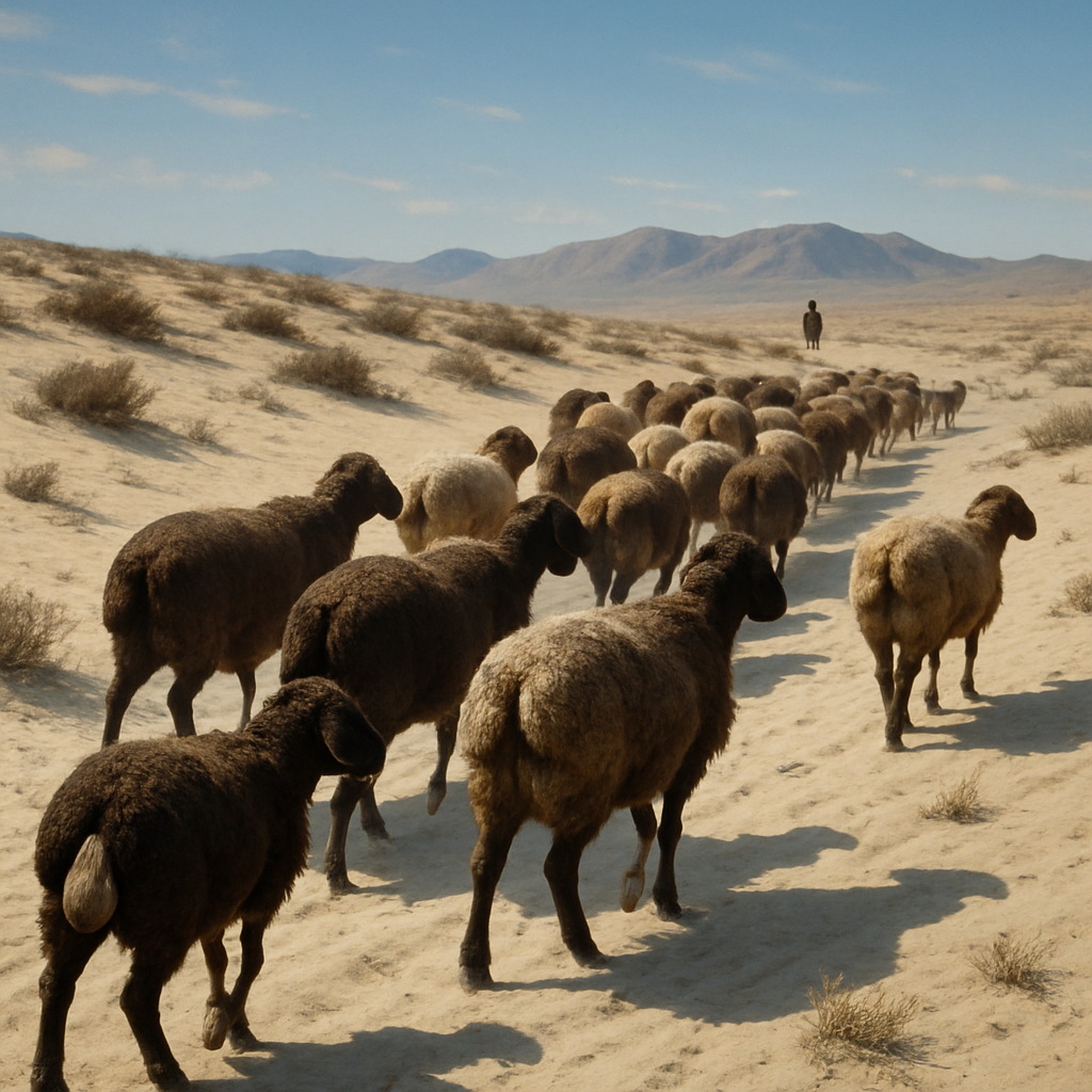 Karakul Sheep - Central Asia diamonded painting kits