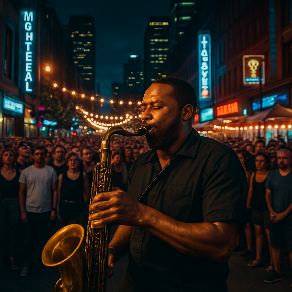 Montreal International Jazz Festival Montreal Canada paint by diamonds